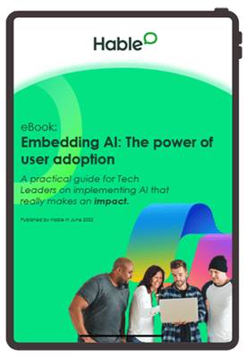 AI Adoption eBook Cover - iPad - Mockup AI Adoption eBook Cover - iPad - Mockup